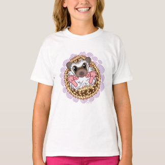 Curling Hedgehog T Shirt