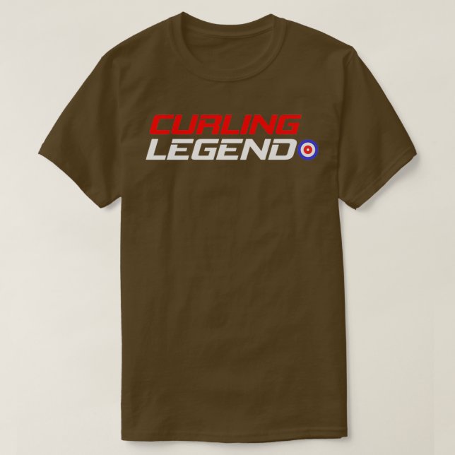 Curling Hobby Sport Game Gift 9 T Shirt (Design framsida)