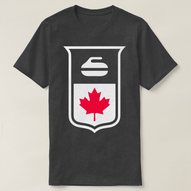 Curling Ice Hockey Sports T Shirt (Design framsida)