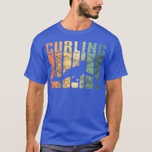 Curling Ice Winer Spor Curl Curler T Shirt