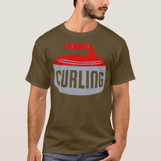 Curling Idea 2 för idrott i Curling Älskare T Shirt