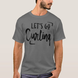 Curling idrottsman 2 t shirt
