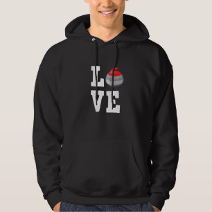 Curling Kärlek Curlare Vintersporter Hoodie