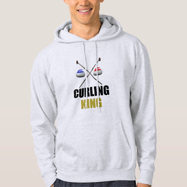 Curling Kung Hoodie (Framsida)