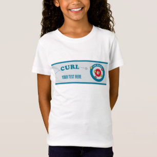 Curling lakan Curling-stenar T Shirt