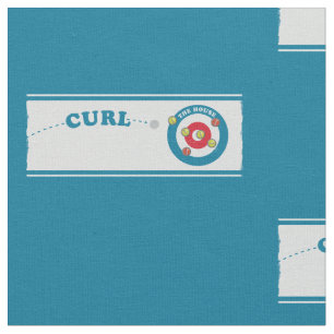 Curling lakan Curling-stenar Tyg
