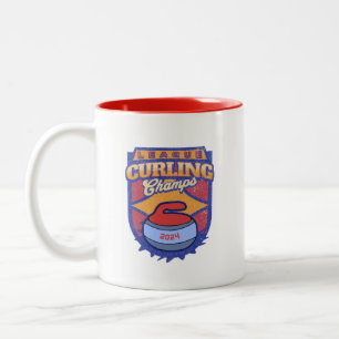 Curling League Champs Två-Tonad Mugg