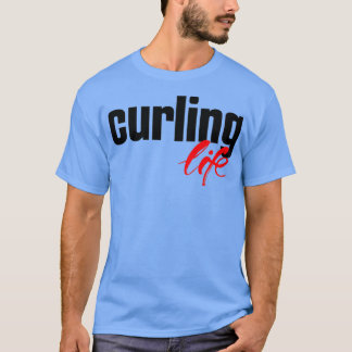 Curling Life Winter Sports T Shirt
