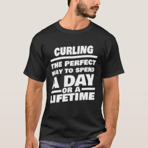 Curling Livstidsutläggare T Shirt