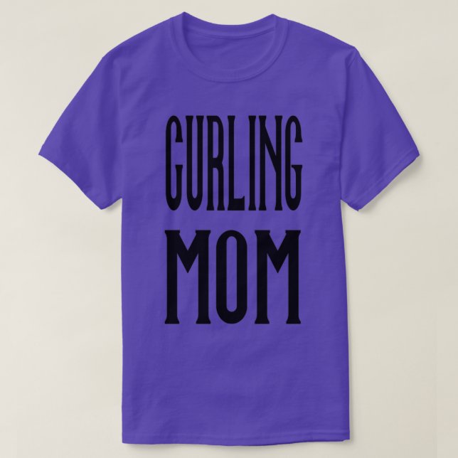 Curling Mamma 1 T Shirt (Design framsida)