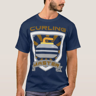 Curling Master Curling Curling-spel T Shirt