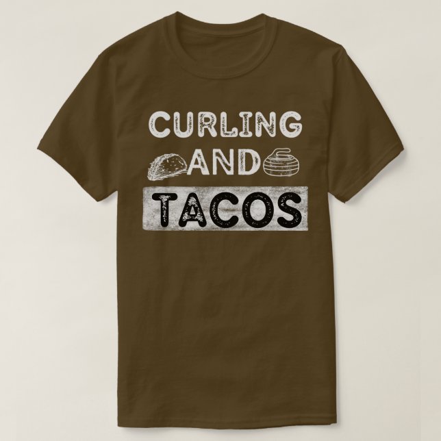 Curling och Tacos 5 T Shirt (Design framsida)