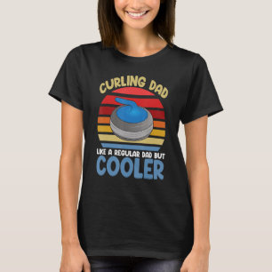 Curling Pappa Gaming Women Världsmästare Curling T Shirt