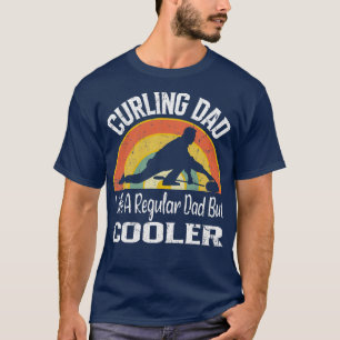 Curling pappa liknar ett vanligt pappa men bara ka t shirt