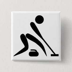 Curling Pictogram Knapp