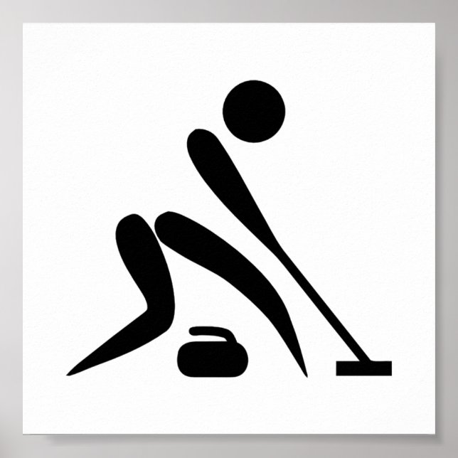 Curling Pictogram Poster (Framsidan)