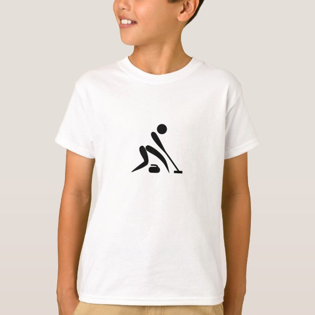 Curling Pictogram T-shirt (Framsida)
