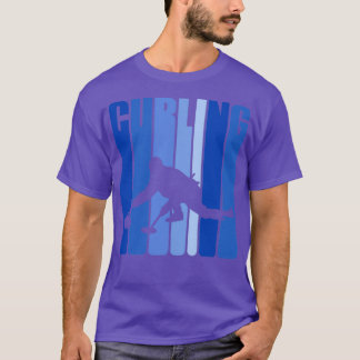 Curling Player Chess på is 1 T Shirt