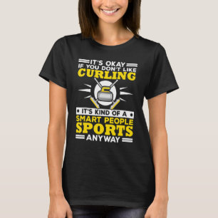 Curling Player Curler Sport Curling Stone 1 T Shirt
