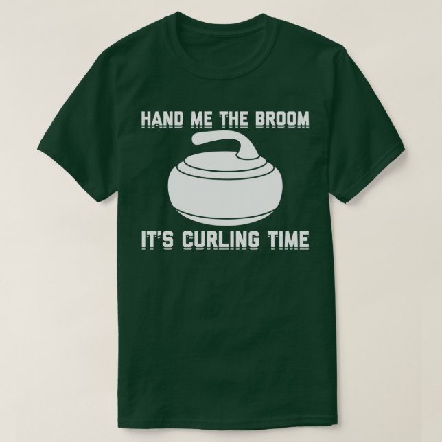 Curling Player Gift Ideas Curler Team Sports T Shirt (Design framsida)