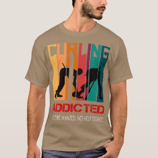 Curling Player Ice Winter Sports Curler Curling T Shirt