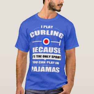 Curling Player Winter Sports Curling Stone Curler T Shirt