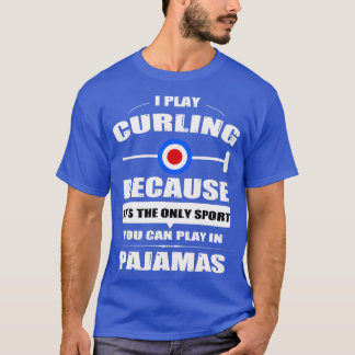 Curling Player Winter Sports Curling Stone Curler T Shirt