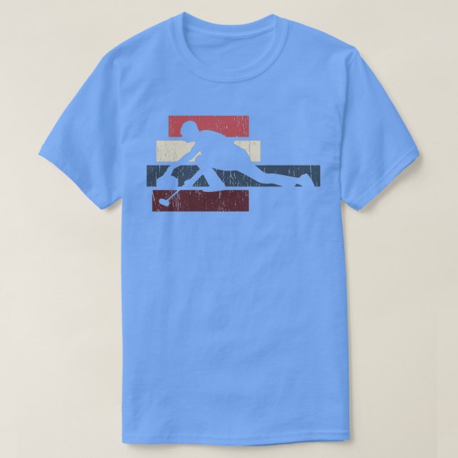 Curling Retro Shirt 1 T (Design framsida)