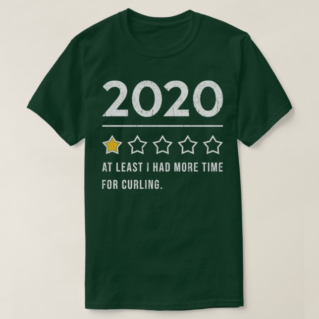 Curling Say Funny 2020 T Shirt (Design framsida)