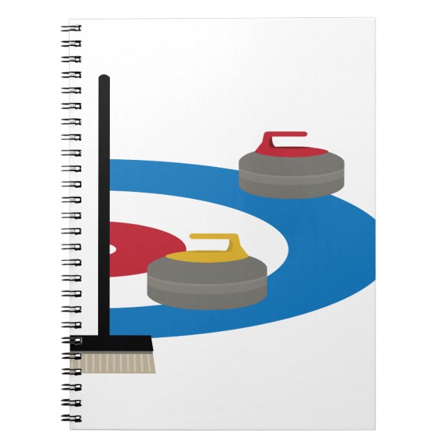 Curling Sport Anteckningsbok (Framsidan)