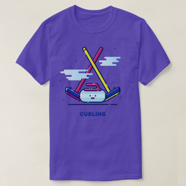 Curling sport t shirt (Design framsida)