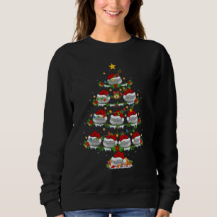 Curling Sports Julafton Ljus Curling Julgran T Shirt