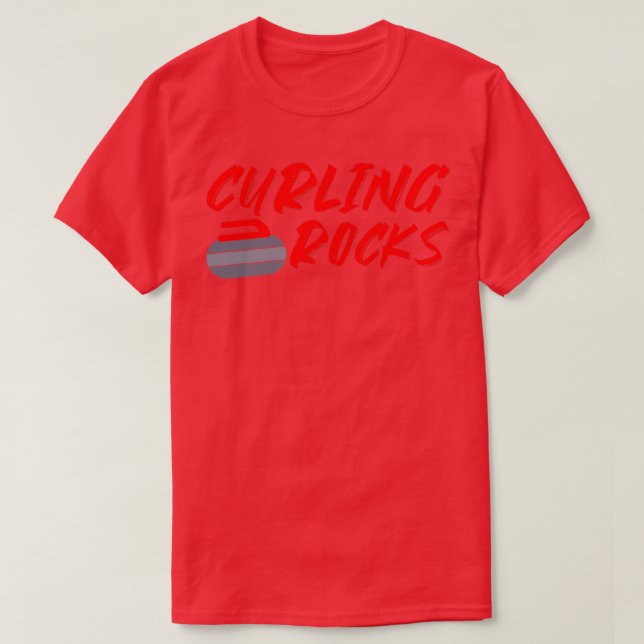 Curling Sten 12 T Shirt (Design framsida)