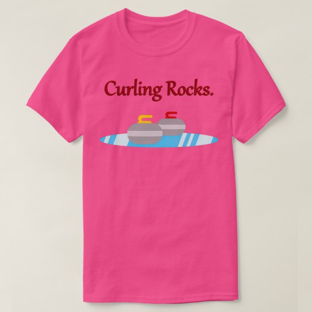 Curling Sten 3 T Shirt (Design framsida)