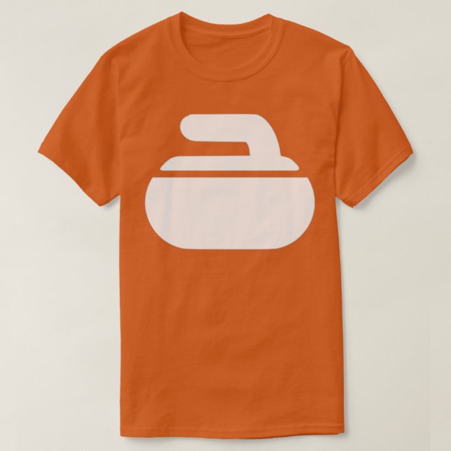 Curling Sten 4 T Shirt (Design framsida)