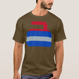 Curling Sten Curling Stone Winter Sports Älskare T Shirt