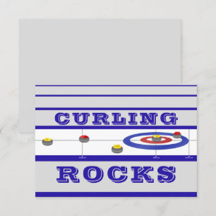 Curling Sten Inbjudningar
