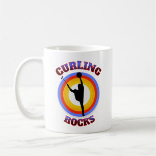 Curling Sten Kaffemugg