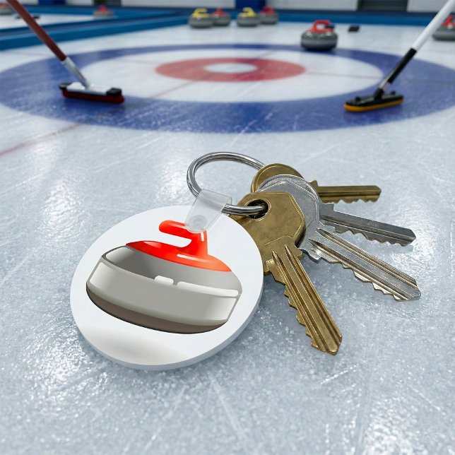 Curling Sten Nyckelring (Skapare uppladdad)