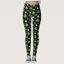 Curling Sten och Shamrocks Leggings