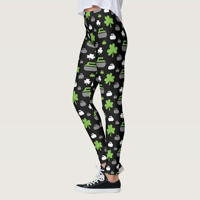 Curling Sten och Shamrocks Leggings (Vänster)