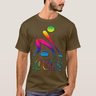 Curling Sten Rainbow Curler Gift T Shirt
