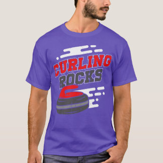 Curling Sten Sport Curler Gift T Shirt