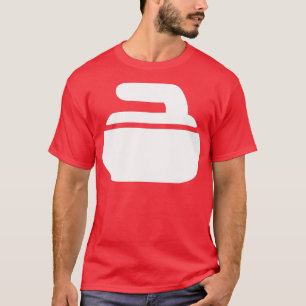 Curling sten t shirt