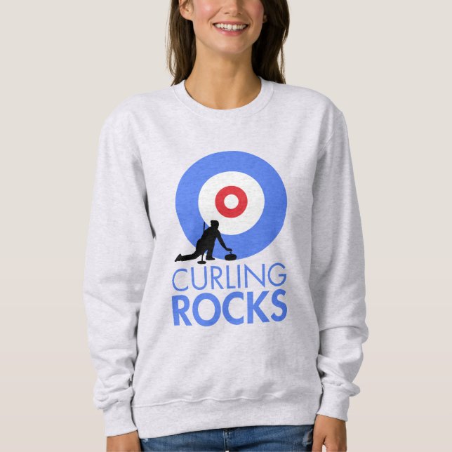 Curling Sten T Shirt (Framsida)