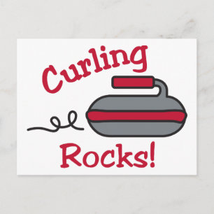 Curling Sten Vykort