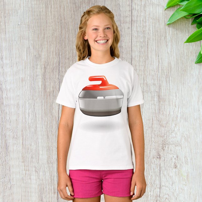 Curling Stone Girls T-Shirt (Skapare uppladdad)
