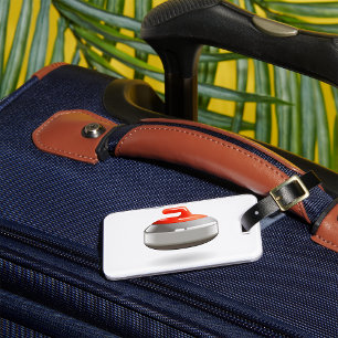 Curling Stone Luggage Taggs Bagagebricka