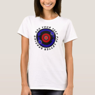 Curling Stone rullar som jordens omloppsbana T Shirt