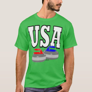 CURLING STONES USA T SHIRT
